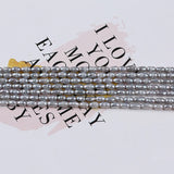 Gray Freshwater Pearl Rice Shape Strands