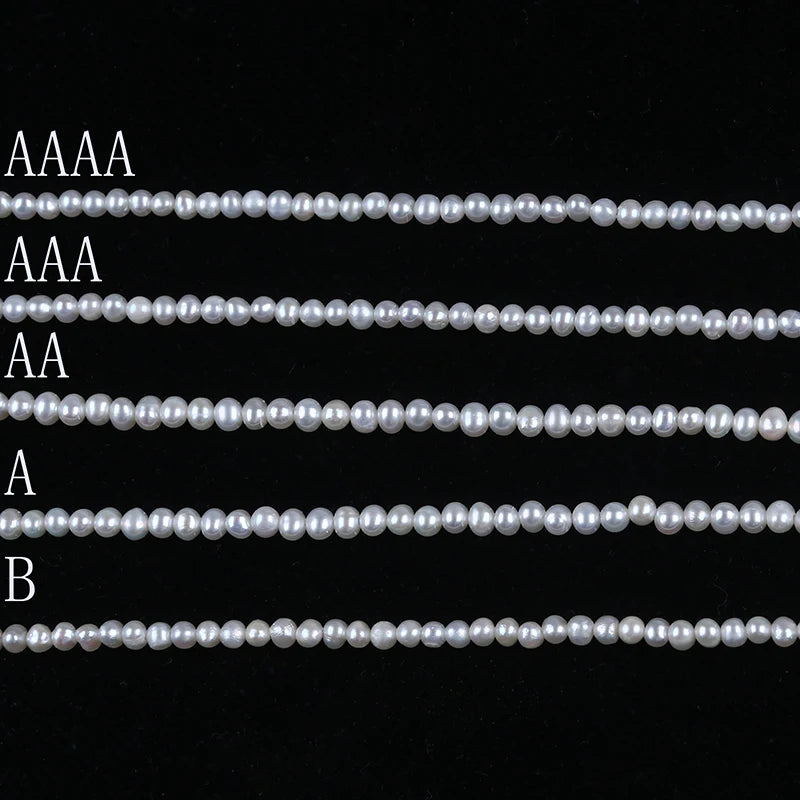 3-3.5mm Potato Freshwater Pearls Strand
