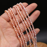 Natural Freshwater Pearl Beads Small Round Loose Pearl Bead