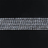 Grey Rice Shape Freshwater Pearl Mini String for DIY