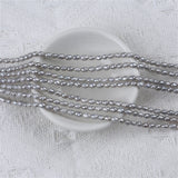 Grey Rice Shape Freshwater Pearl Mini String for DIY