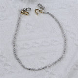 Grey Rice Shape Freshwater Pearl Mini String for DIY