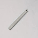Stainless Steel Rectangle Charms 32mm Single Hole Fillet Mirror Polished