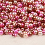 3-12mm Gradient Mermaid Pearls Beads No Hole ABS Round Pearls For DIY Jewelry