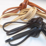 3mm Thickness Leather Flat Thong Cord for DIY Jewelry Making