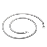Snake Chain Choker Stainless Steel Necklace Unisex Jewelry
