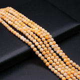 4/5/6mm Natural Shell Beads Round Mother of Pearl Charm Beads