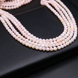 4/5/6mm Natural Shell Beads Round Mother of Pearl Charm Beads