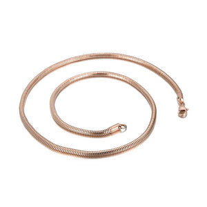 Stainless Steel Necklace Waterproof Snake Chain Men Gift Jewelry