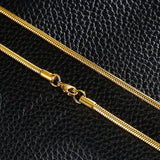 Stainless Steel Necklace Waterproof Snake Chain Men Gift Jewelry