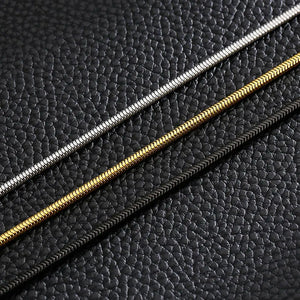 Stainless Steel Necklace Waterproof Snake Chain Men Gift Jewelry