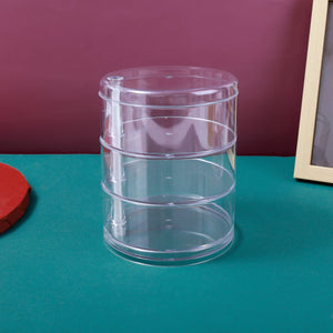 5 Layers Jewelry Box Multi-layer Hairpin Head Rope Necklace Storage Case