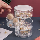 5 Layers Jewelry Box Multi-layer Hairpin Head Rope Necklace Storage Case