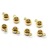 5mm Stainless Steel Spacer Beads for DIY Pendants