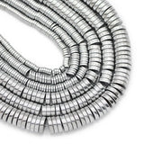 8MM Hematite Flat Round Spacer Beads for Jewelry Making DIY Bracelet