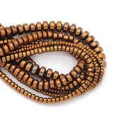 Hematite Stone Copper Spacer Beads for DIY Jewelry Making