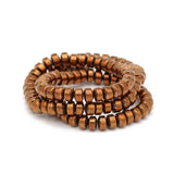 Hematite Stone Copper Spacer Beads for DIY Jewelry Making