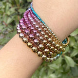Rainbow Hematite Stone Beads 3-8mm Round Loose Beads Jewelry Making DIY