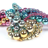 Rainbow Hematite Stone Beads 3-8mm Round Loose Beads Jewelry Making DIY
