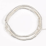 Natural Stone Hematite Flat Round Rondelle Bead 8mm