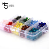 3 4 6mm Czech Faceted Bicone Crystal Beads for Jewelry Making