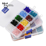 3 4 6mm Czech Faceted Bicone Crystal Beads for Jewelry Making