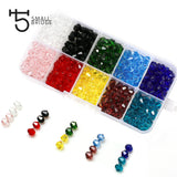 3 4 6mm Czech Faceted Bicone Crystal Beads for Jewelry Making