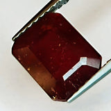 3.45ct Ruby Emerald Cut Loose Gemstone