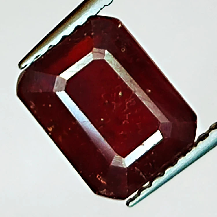 3.45ct Ruby Emerald Cut Loose Gemstone