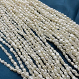 Baroque AA Light Natural Freshwater Pearl Earring Charms Loose Beads