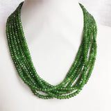 Emerald Green Jade Choker Necklace for Women Vintage Jewelry