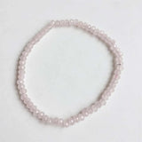 Faceted Green Emerald Gem Stretchy Bracelet Natural Stone Jade Cut Small Bead