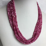 4MM Tourmaline Beaded Choker Vintage Stone Jewelry