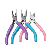 3-4Pcs Jewelry Pliers Set, Carbon Steel Cutting, Chain-Nose, Round Nose Pliers