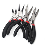 3-4Pcs Jewelry Pliers Set, Carbon Steel Cutting, Chain-Nose, Round Nose Pliers