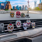 Sugar Skull Auto Air Freshener Car Ornament 9 styles
