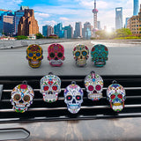 Sugar Skull Auto Air Freshener Car Ornament 9 styles
