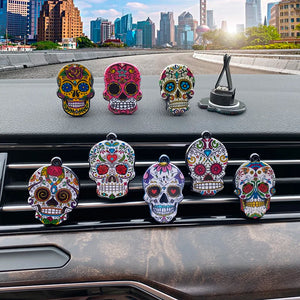 Sugar Skull Auto Air Freshener Car Ornament 9 styles