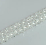 1000pcs Mixed Faceted Quartz Glass Bead Spacer for Jewelry Making