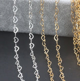 Heart Love Beads Chains DIY Jewelry Supplies