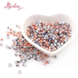 50pcs 3*4mm Austria Crystal Glass Beads Faceted Round Rondelle Loose Spacer