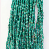 3*4mm Faceted Lapis Turquoise Beads for Bracelet DIY