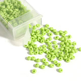 Multicolor Oval Glass Seed Beads 1Bottle DIY Bracelets Necklace Jewelry Gifts
