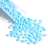 Multicolor Oval Glass Seed Beads 1Bottle DIY Bracelets Necklace Jewelry Gifts