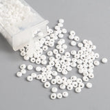 Multicolor Oval Glass Seed Beads 1Bottle DIY Bracelets Necklace Jewelry Gifts