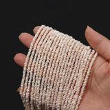 3-4mm Matte Freshwater Pearl Beads for Jewelry Making DIY