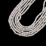 3-4mm Matte Freshwater Pearl Beads for Jewelry Making DIY