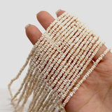 3-4mm Matte Freshwater Pearl Beads for Jewelry Making DIY