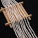 3-4mm Natural Fresh Water Pearl Flat Bead for Diy Jewelry