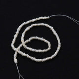3-4mm Natural Fresh Water Pearl Flat Bead for Diy Jewelry